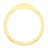 Cliff Dweller Band- Women's Stacking band in yellow gold