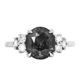 Diamond Cluster Side Stone - Setting