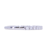 1.75mm French Set Straight Diamond Band