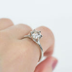 Split Shank Six Prong Solitaire
