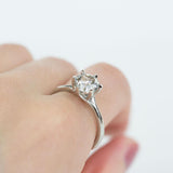 Split Shank Six Prong Solitaire